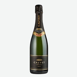 Вино игристое Calvet Creman de Bordaux, белое брют, 0,75 л, Франция