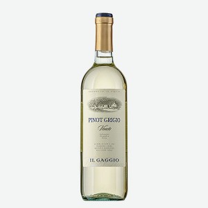 Вино Il Gaggio Пино Гриджио, белое сухое, 0,75 л, Италия