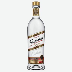 Водка Беленькая Золотая из спирта Альфа, 1 л