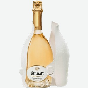Игристое вино и шампанское Ruinart Blanc de Blanc Champagne AOC (gift box) 12.5% 0.75 л.