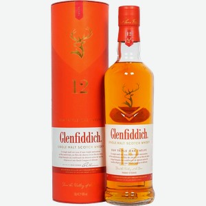 Виски Glenfiddich Old Tripple Oak 12 y.o. Single Malt Scotch Whisky (gift box) 40% 0.7 л.