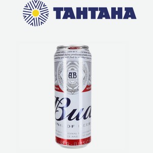 Пиво Бад 5% 0,45л ж/б (САН ИнБев)