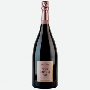 Вино коллекционное игристое брют розовое Cuvee de Vitmer Rose Brut 2017 1,5 л 1.5 л