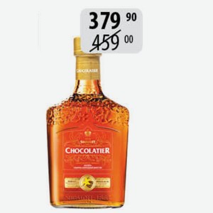 Дижестив CHOCOLATIER CHOCOLATE&VANILLA 30% 0,5л коньячно-шокол.коктейль