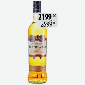 Виски Гленгэрри 40% 1,0л купаж.