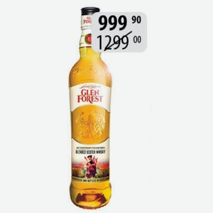 Виски Глен Форест 40% 0,5л купажир.