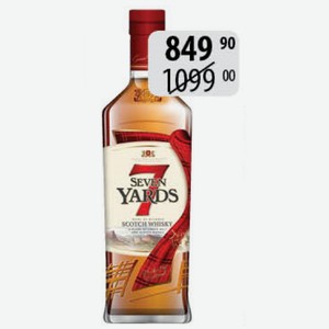 Виски шотландский Seven Yards 40% 0,5л купаж.