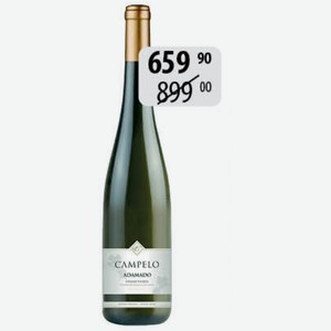 Вино Кампело Адамадо Виньо Верде бел.п/сух. 10,5% 0,75л ордин.