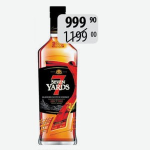 Виски шотландский Seven Yards 7 лет 40% 0,5л купаж.