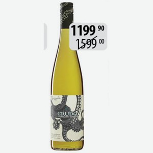 Вино Крудо Катрратто Дзибиббо бел.п/сух 12,5% 0,75л