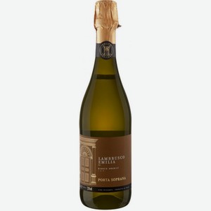 ВИНО игристое  Ламбруско Эмилия Порта Сопрана  жемч.бел.п/сл. 0,75л Италия