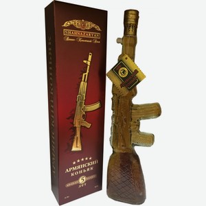 Коньяк Шахназарян, Армянский Коньяк 5 звезд, в подарочной коробке ( Автомат ), 500 мл