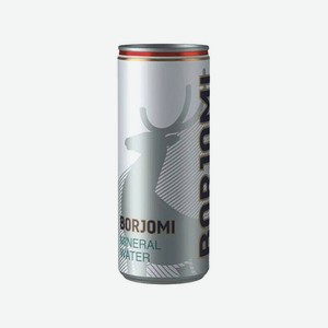 Вода БОРЖОМИ газ 330мл ж/б