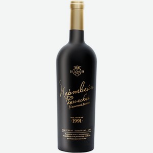 Вино  Портвейн Крымский Солнечной Долины , 1991, 1991, 750 мл, Портвейн, Сладкое