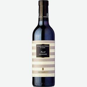 Вино  Серралунга д Альба  Бароло, 2012, 2012, 375 мл, Красное, Сухое