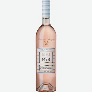 Вино  Блё де Мер  Розе, 2020, 2020, 750 мл, Розовое, Сухое