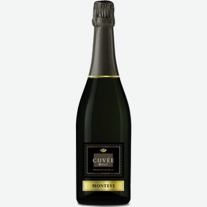 Вино  Монтеви  Кюве Брют, 750 мл, Игристое-белое, Сухое