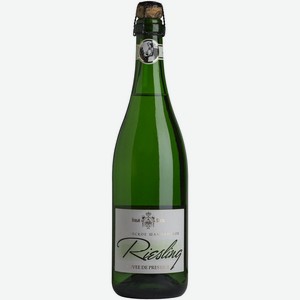 Вино Новый Свет,  Кюве де Престиж  Рислинг, 750 мл, Игристое-белое, Сухое