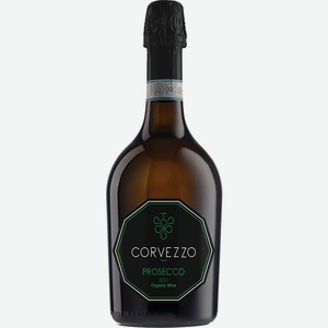 Вино Корвеццо, Просекко Экстра Драй, 750 мл, Игристое-белое, Сухое