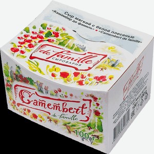 Сыры Camembert De Famille 100 г
