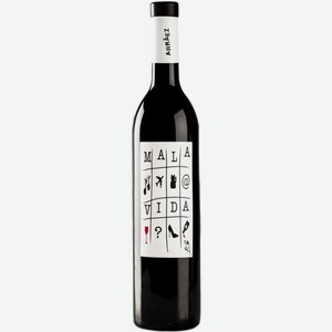 Вино  Мала Вида , 2019, 2019, 750 мл, Красное, Сухое