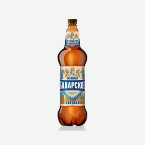 Пиво БОЧКАРЕВ Баварское 4,3% 1,2л