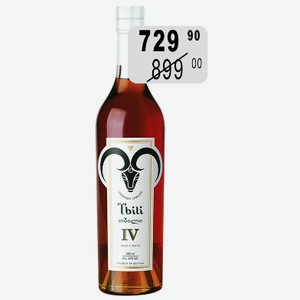 Коньяк Тбили 4 года 40% 0,5л
