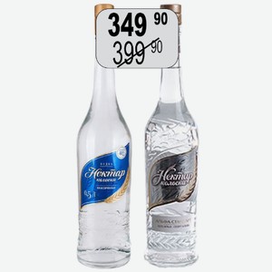 Водка Нектар Колоска Альфа-Стандарт 0,5л 40%