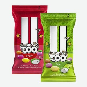 Драже Ю Ту Соур Кислый Микс С Фруктовыми Вкусами 25гр