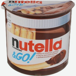 Nutella&GO! набор c хлебными палочками и ореховой пастой Nutella
