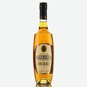 Коньяк  Orbeliani  3 Years, 0.5 л
