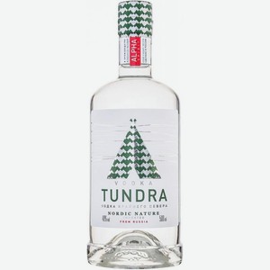 Водка Tundra Nordic Nature 40% 500мл