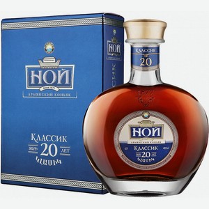 Коньяк  Ной Классик  20-летний, в подарочной коробке, 500 мл