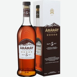 Коньяк Арарат 5лет 40% 0.5л п/к Армения