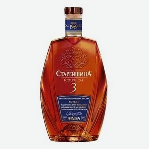 Коньяк Старейшина Ecological 0.25 л, 3 года, 40%, Россия