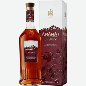 Коньяк Ararat Cherry со вкусом вишни 30% 0.5л в подарочной упаковке, Армения