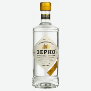 Водка Зерно Натуральная 40%, 0.7 л Россия