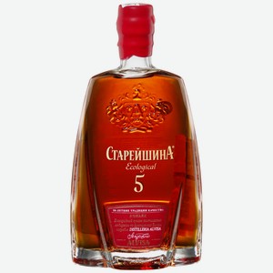 Коньяк Старейшина 0.5 л, 5 лет, Россия (Ставропольский ВКЗ)
