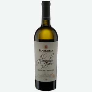 Вино белое Фанагория Шардоне Алиготе сухое, 13%, 0,75 л