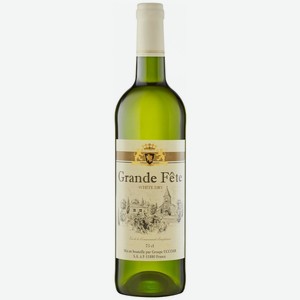 Вино Grande Fete белое сухое 0.75 л