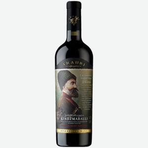 Вино Akauri Kindzmarauli красное полусладкое, 0.75 л