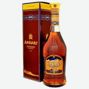 Коньяк Арарат Ахтамар 0.5 л, 10 лет, Армения, подарочная упаковка