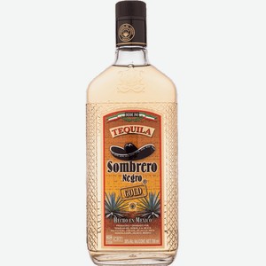 Текила и мескаль Sombrero Negro Gold 0.7л.
