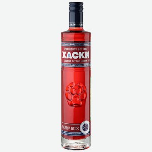  Настойка Хаски Berry Mix Ягодный микс горькая 40%, 0.5 л