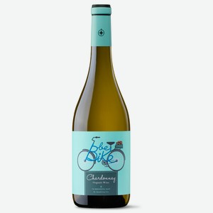 Вино белое Quaderna Via Be Bike Chardonnay сухое 0.75 л
