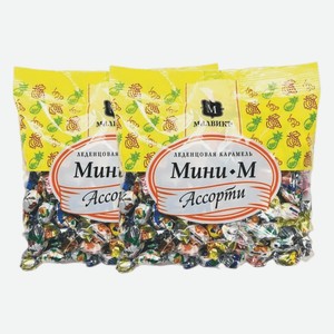 Карамель леденцовая Мини-М Ассорти, Бариста Малвикъ180 г