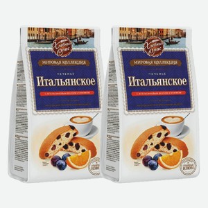 Печенье Сдобное Итальянское апельсин, изюм Хлебный Спас 230 г