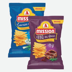 Чипсы кукурузные Mission в ассортименте 90 г