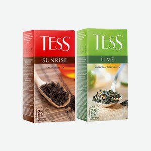 Чай Tess Sunrise, Lime 25пак