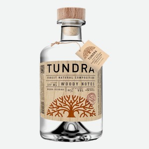 Водка Tundra Forest Древесные ноты 0,5 л